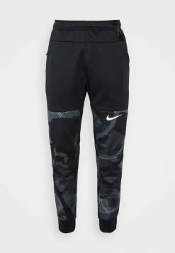 Nike Performance PANT TAPER CAMO - Tracksuit Bottoms - Black/coconut Milk -Nike Performance store c3b4057b460f44e6b929a20abf6814bf