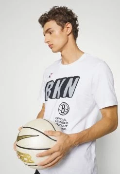 Nike Performance NBA BROOKLYN NETS CITY TEE - Club Wear - White -Nike Performance store c3cd2e97a000468881a446a8a19bbce6