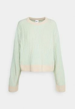 Nike Performance COVER UP - Jumper - Sanddrift/mint Foam/grey Fog