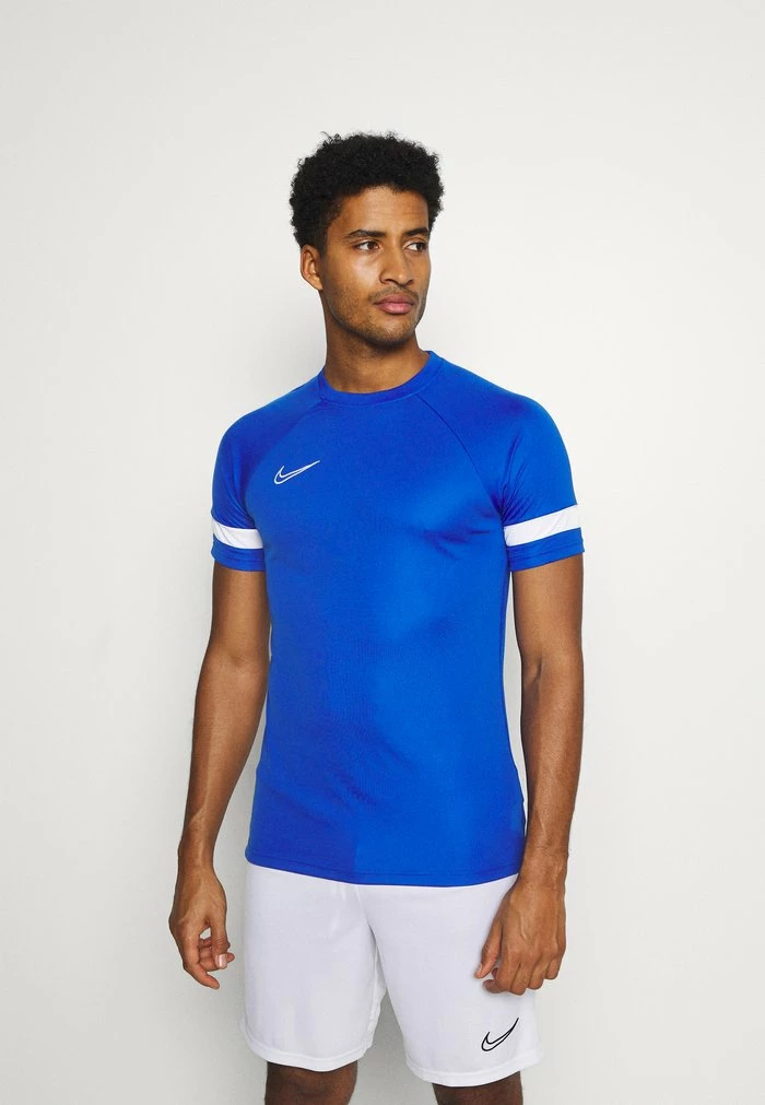 Nike Performance ACADEMY 21 - Sports T-shirt - Game Royal/white 1 Nike Performance ACADEMY 21 - Sports T-shirt - Game Royal/white