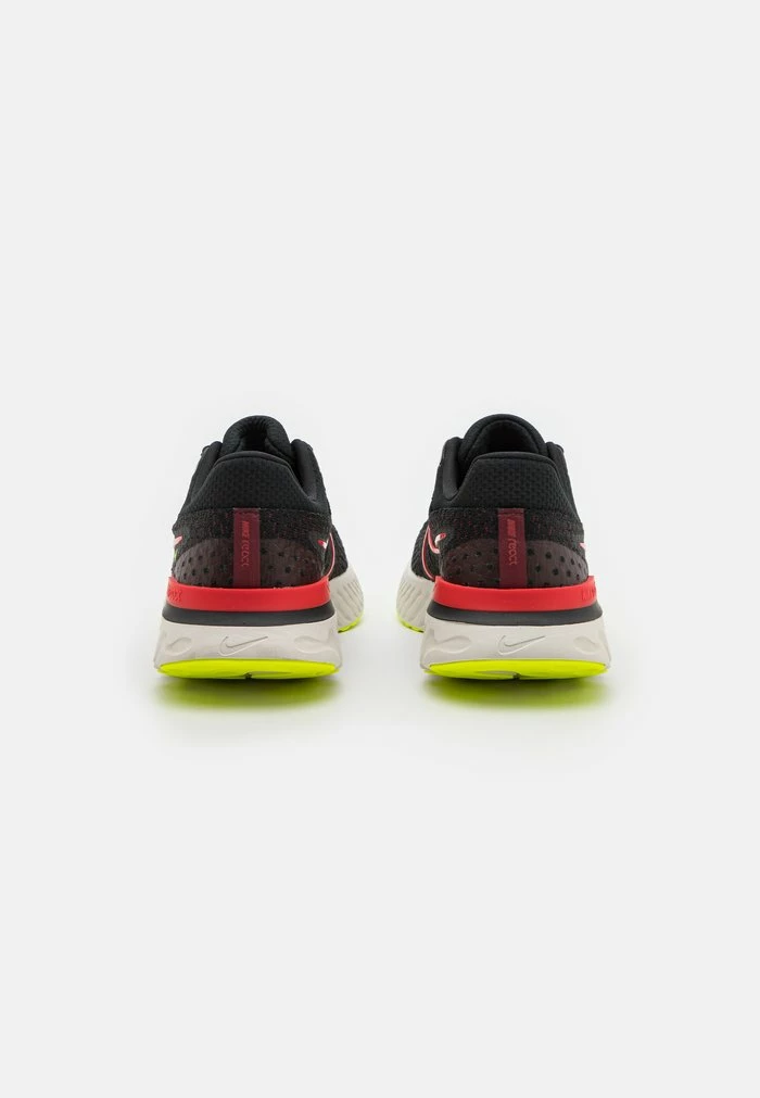 Nike Performance REACT INFINITY RUN - Neutral Running Shoes - Black/siren Red/team Red/volt/phantom 3 Nike Performance REACT INFINITY RUN - Neutral Running Shoes - Black/siren Red/team Red/volt/phantom - Image 3