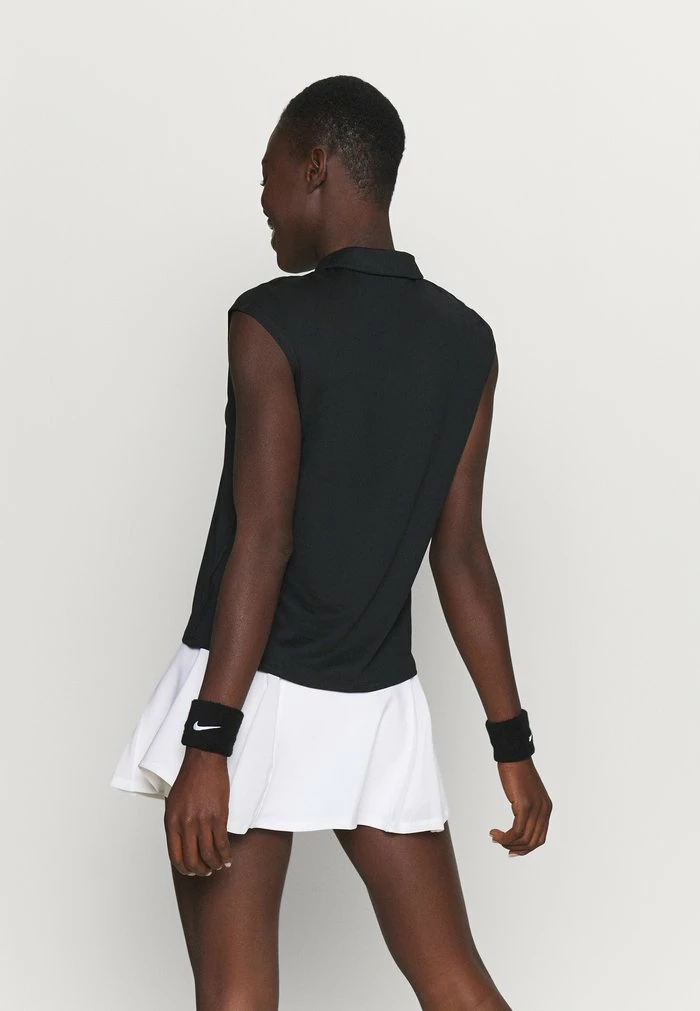 Nike Performance VICTORY - Polo Shirt - Black/white 3 Nike Performance VICTORY - Polo Shirt - Black/white - Image 3