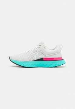 Nike Performance Neutral Running Shoes - Platinum Tint/white/grey Fog/dynamic Turquoise/hyper Pink/black