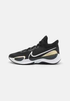 Nike Performance RENEW ELEVATE III - Basketball Shoes - Black/white/off Noir/anthracite
