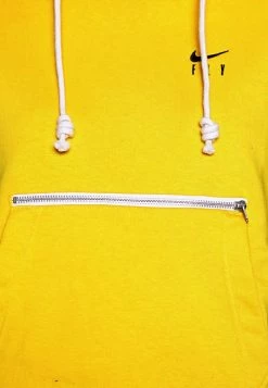 Nike Performance STANDARD ISSUE HOODIE - Hoodie - Yellow Ochre -Nike Performance store c5d8099387ab43f99579e07cf98060d8