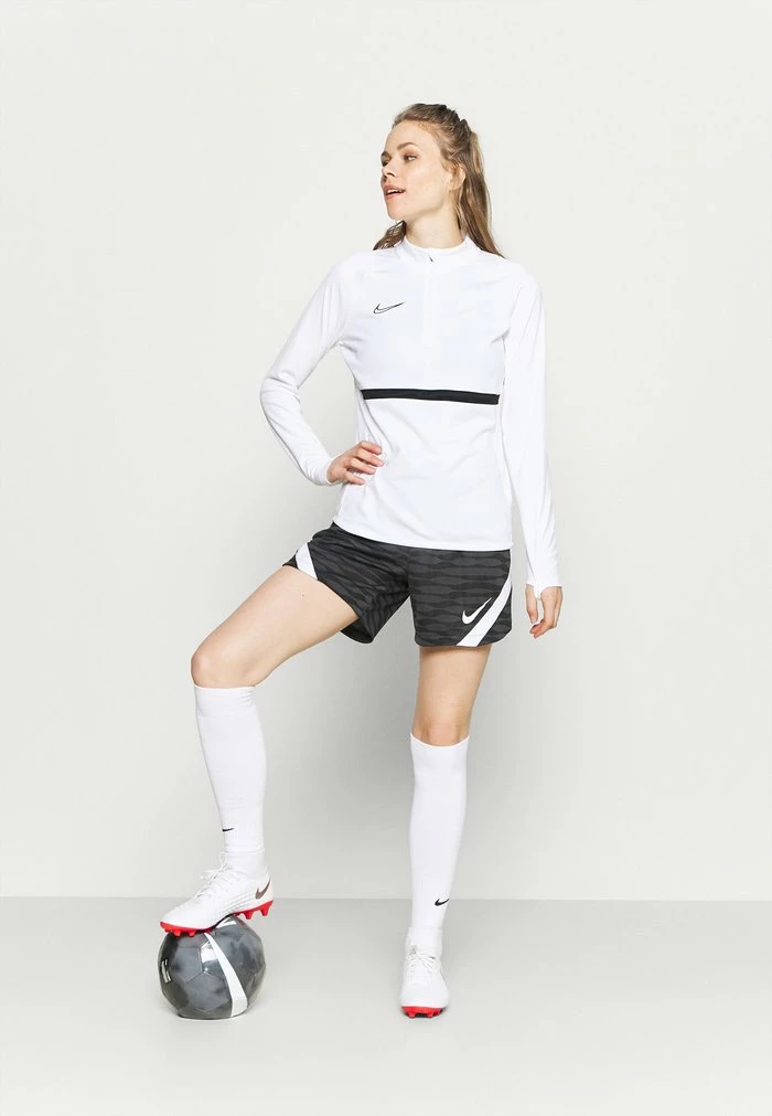 Nike Performance ACADEMY DRIL - Sweatshirt - White/black 2 Nike Performance ACADEMY DRIL - Sweatshirt - White/black - Image 2