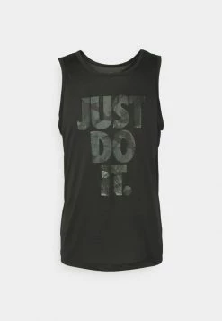 Nike Performance TANK CAMO - Top - Black -Nike Performance store c63957edc9924682bcd7d345db977e9b