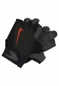 Nike Performance ULTIMATE FITNESS GLOVES - Gloves - Black/light Crimson -Nike Performance store c63ea396ea3444fdbb2be2c1c5289e05