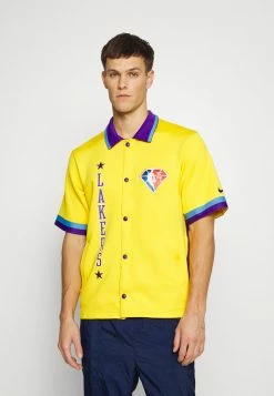 Nike Performance NBA LOS ANGELES LAKERS MOMENTS MIXTAPES SHOWTIME SHORT SLEEVE - Print T-shirt - Amarillo/field Purple/coast/white