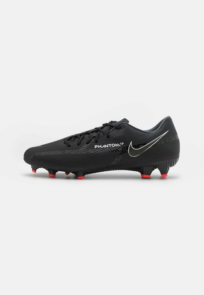 Nike Performance PHANTOM GT2 ACADEMY FG/MG - Moulded Stud Football Boots - Black/summit White/bright Crimson/dark Smoke Grey 1 Nike Performance PHANTOM GT2 ACADEMY FG/MG - Moulded Stud Football Boots - Black/summit White/bright Crimson/dark Smoke Grey