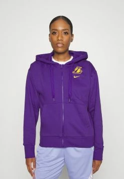 Nike Performance NBA LOS ANGELES LAKERS ESSENTIAL FULL ZIP - Zip-up Sweatshirt - Field Purple