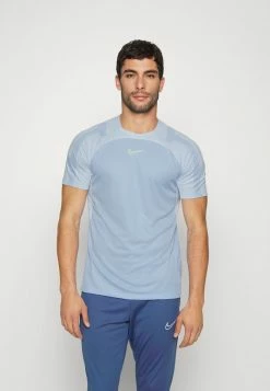 Nike Performance STRIKE - Print T-shirt - Light Marine/football Grey/white