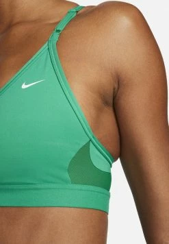Nike Performance INDY V NECK BRA - Light Support Sports Bra - Evergreen -Nike Performance store c7a43785746e47afb643b45dcb5e8662