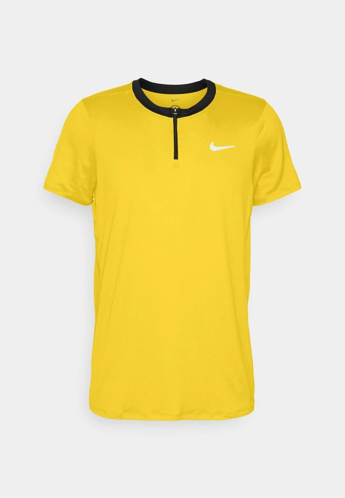Nike Performance ADVANTAGE - Sports T-shirt - Yellow Ochre/black/white 5 Nike Performance ADVANTAGE - Sports T-shirt - Yellow Ochre/black/white - Image 5
