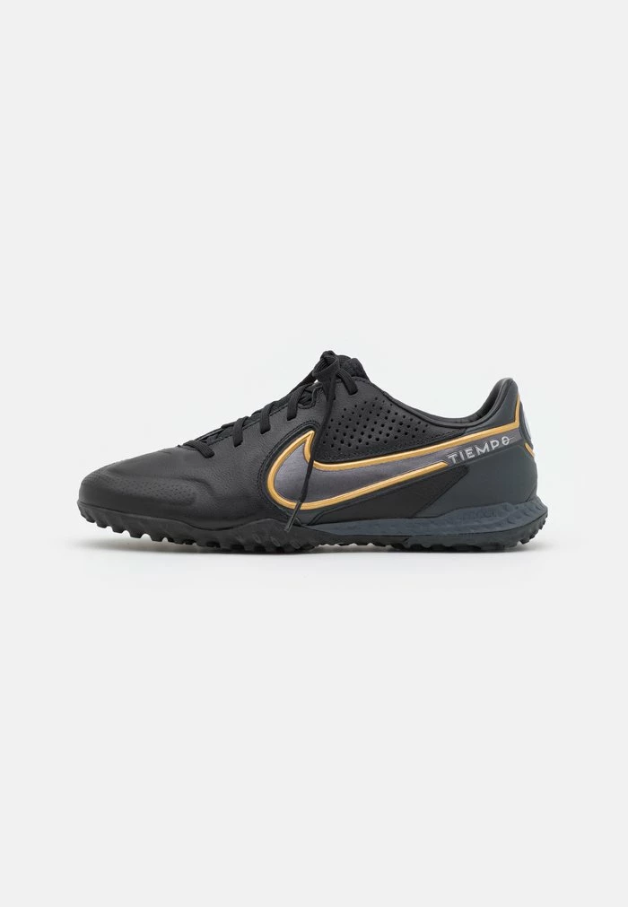 Nike Performance REACT TIEMPO LEGEND 9 PRO TF - Astro Turf Trainers - Black/metallic Dark Grey/anthracite 1 Nike Performance REACT TIEMPO LEGEND 9 PRO TF - Astro Turf Trainers - Black/metallic Dark Grey/anthracite