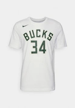 Nike Performance NBA GIANNIS ANTETOKOUNMPO MILWAUKEE BUCKS NAME AND NUMBER TEE - Print T-shirt - White/antetokounmpo -Nike Performance store c867b38fc4d147b7a93aa1a1cb921b8c