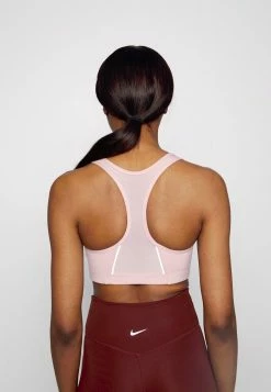 Nike Performance BRA - Medium Support Sports Bra - Pink Oxford/black -Nike Performance store c89fa1762e5b4d5999b091e97d1aee0d
