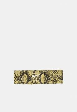 Nike Performance HEAD TIE FLY ICON - Ear Warmers - Vivid Sulfur/pale Ivory