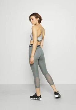 Nike Performance 365 CROP - Leggings - Smoke Grey Heather/black -Nike Performance store c8f59150781a47d4ba53d7904dfe9d94