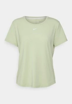 Nike Performance W NK ONE LUXE DF SS STD - Basic T-shirt - Olive Aura/silver -Nike Performance store c9c0f3d762b349749385adaf679587a5