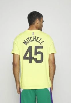 Nike Performance NBA DONOVAN MITCHELL UTAH JAZZ NAME & NUMBER TEE - Club Wear - Yellow Strike -Nike Performance store ca126adcc15540bd9b85a8ea8d4956f1