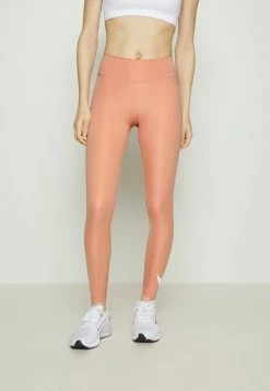 Nike Performance RUN - Leggings - Light Madder Root/silver/white