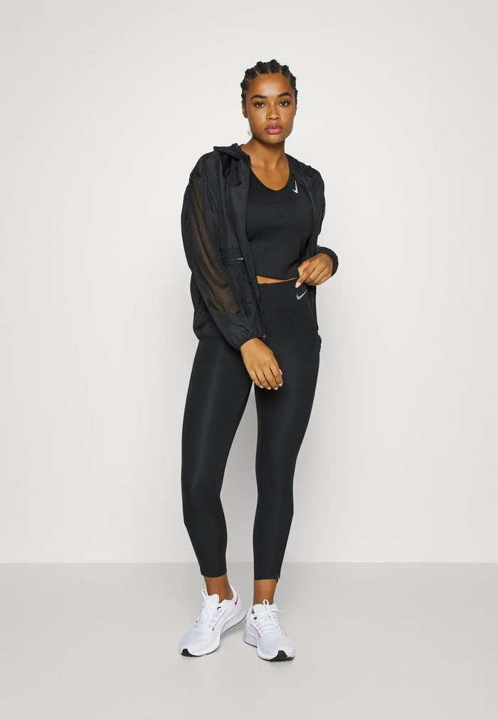 Nike Performance Running Jacket - Black/white 2 Nike Performance Running Jacket - Black/white - Image 2