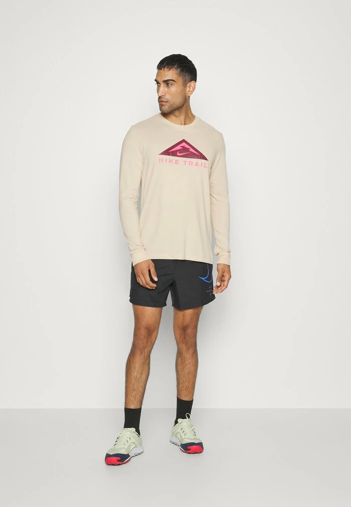 Nike Performance TEE TRAIL - Long Sleeved Top - Sanddrift 2 Nike Performance TEE TRAIL - Long Sleeved Top - Sanddrift - Image 2