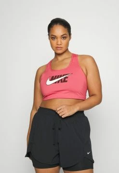 Nike Performance BRA - Medium Support Sports Bra - Archaeo Pink/cedar