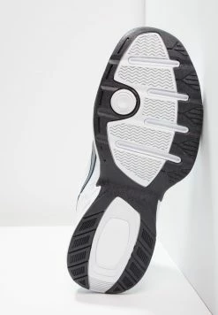 Nike Performance AIR MONARCH IV - Trainers - White/metallic Silver -Nike Performance store cc7aadcbbdc34085a9e4517a0e71ffe1