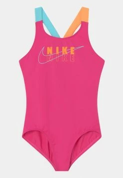 Nike Performance CROSSBACK ONE PIECE - Swimsuit - Pink Prime