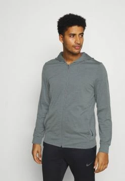 Nike Performance Zip-up Sweatshirt - Smoke Grey/iron Grey