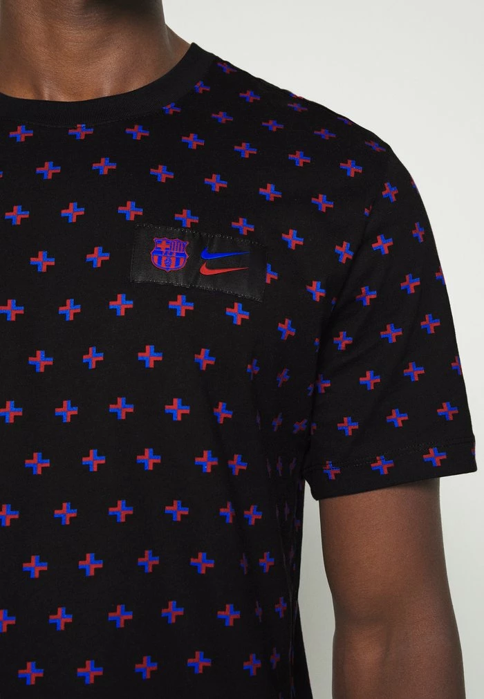 Nike Performance FC BARCELONA VOICE TEE - Club Wear - Black 5 Nike Performance FC BARCELONA VOICE TEE - Club Wear - Black - Image 5