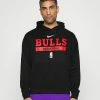Nike Performance NBA CHICAGO BULLS SPOTLIGHT HOODIE - Hoodie - Black