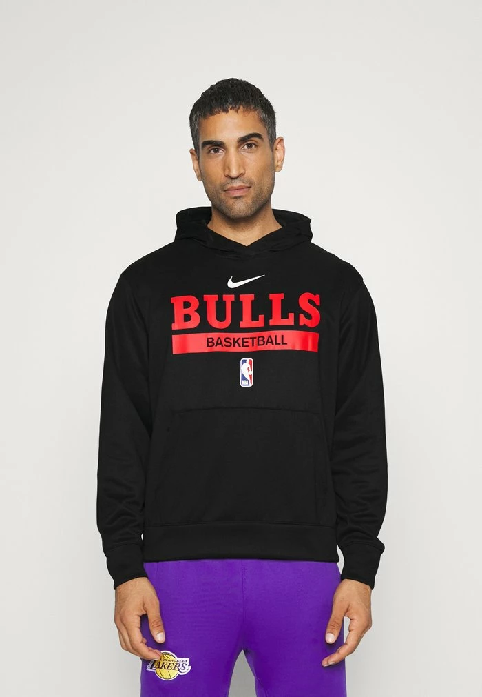 Nike Performance NBA CHICAGO BULLS SPOTLIGHT HOODIE - Hoodie - Black 1 Nike Performance NBA CHICAGO BULLS SPOTLIGHT HOODIE - Hoodie - Black