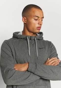 Nike Performance Zip-up Sweatshirt - Charcoal Heather/black -Nike Performance store ce928540e69a44c2abd66124311650ca
