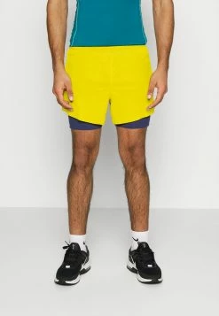 Nike Performance SHORT HOT YOGA - Sports Shorts - Dark Sulfur/midnight Navy/iron Grey