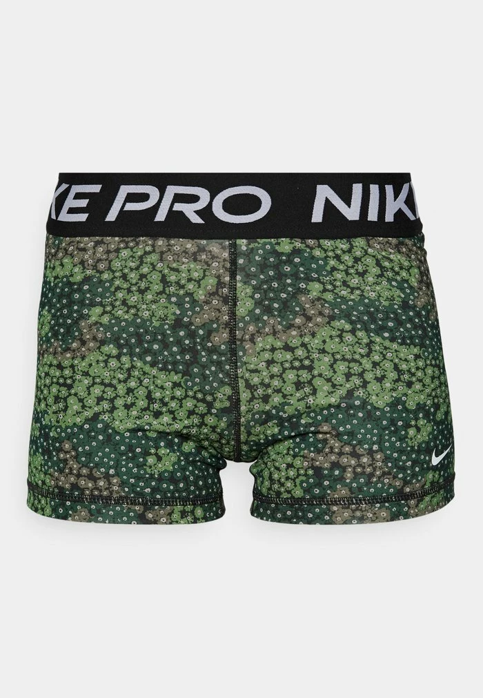 Nike Performance SHORT - Leggings - Treeline/black/white 4 Nike Performance SHORT - Leggings - Treeline/black/white - Image 4