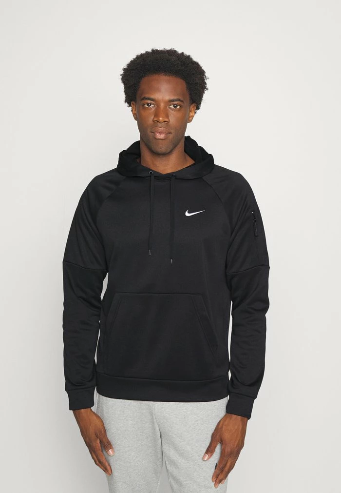 Nike Performance Zip-up Sweatshirt - Black/white 1 Nike Performance Zip-up Sweatshirt - Black/white