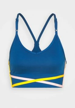 Nike Performance INDY BRA - Light Support Sports Bra - Court Blue/pink Glaze/university Gold/white -Nike Performance store d064424988de40a98beb9a3fb230b73c