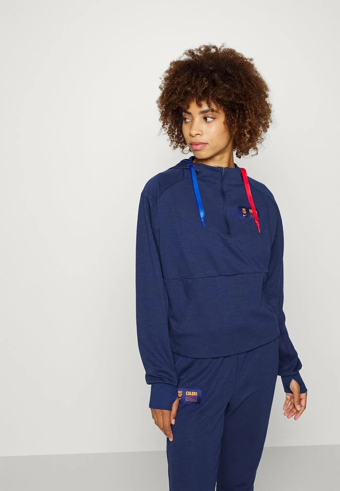 Nike Performance FC BARCELONA TRAVEL PANT - Club Wear - Blue Void/vivid Orange 4 Nike Performance FC BARCELONA TRAVEL PANT - Club Wear - Blue Void/vivid Orange - Image 4