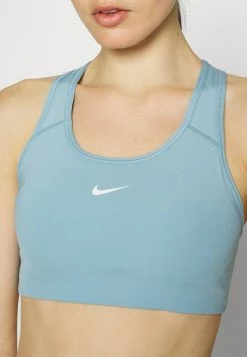 Nike Performance Medium Support Sports Bra - Worn Blue/white -Nike Performance store d0b7edbdb8544af4b38e3872dc1fb2ed