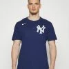 Nike Performance MLB NEW YORK YANKEES WORDMARK - Print T-shirt - Midnight Navy