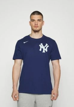 Nike Performance MLB NEW YORK YANKEES WORDMARK - Print T-shirt - Midnight Navy