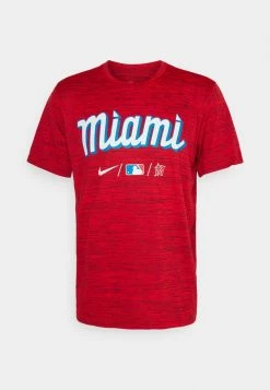 Nike Performance MLB MIAMI MARLINS CITY CONNECT LEGEND PRACTICE VELOCITY - Sports T-shirt - University Red/white -Nike Performance store d13fd618aee5498aae5b94dabd8d7ddd