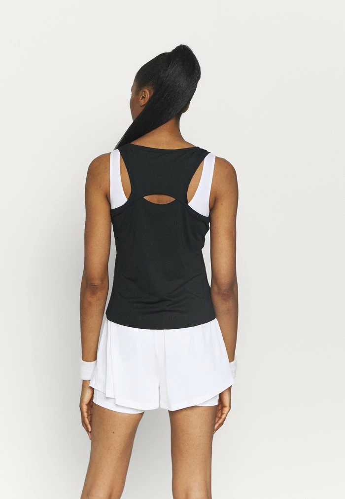 Nike Performance VICTORY TANK - Top - Black/white 3 Nike Performance VICTORY TANK - Top - Black/white - Image 3
