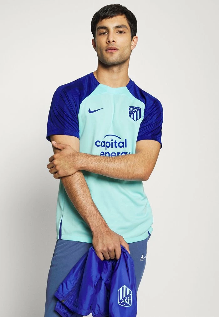 Nike Performance ATLÉTICO MADRID STRIKE - Sports T-shirt - Light Blue 1 Nike Performance ATLÉTICO MADRID STRIKE - Sports T-shirt - Light Blue