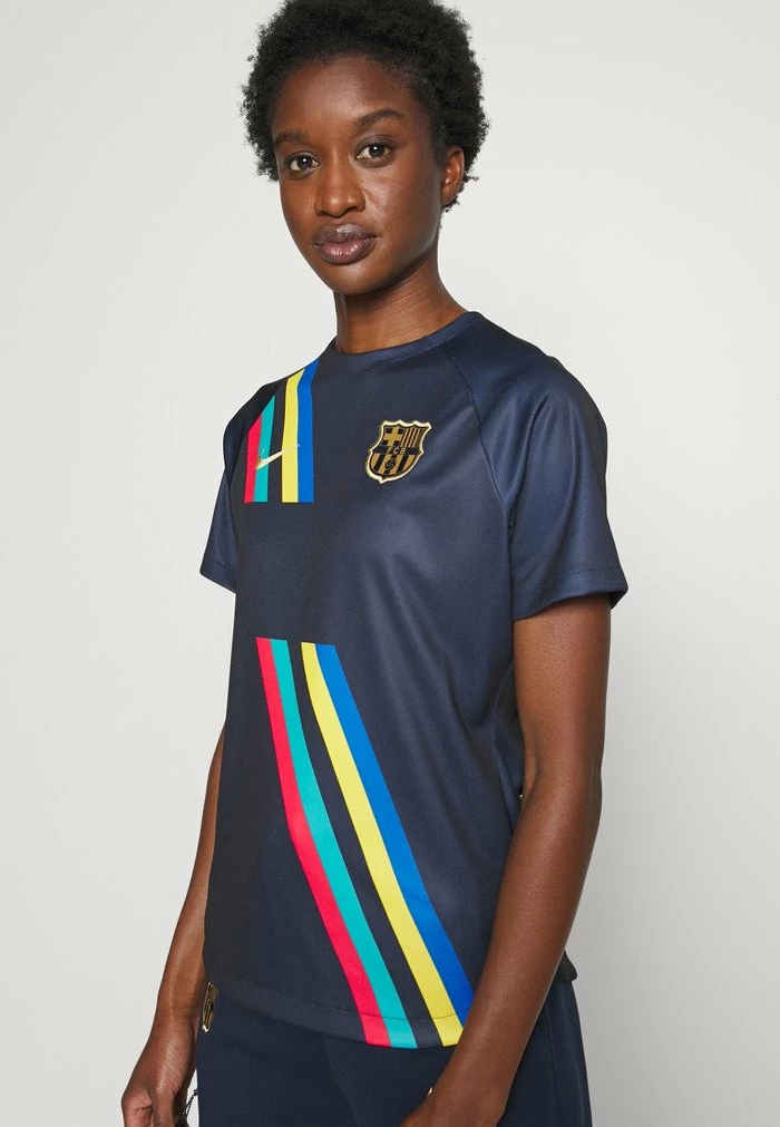 Nike Performance FC BARCELONA TOP PREMATCH AWAY - Club Wear - Obsidian/club Gold 4 Nike Performance FC BARCELONA TOP PREMATCH AWAY - Club Wear - Obsidian/club Gold - Image 4