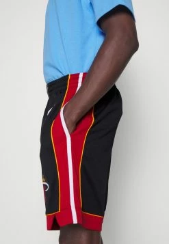 Nike Performance NBA MIAMI HEAT SWINGMAN SHORT ICON - Club Wear - Schwarz/rot -Nike Performance store d202190a5bba494f96b0460cbfbccf76
