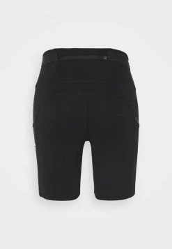 Nike Performance W NK EPIC LUXE SHORT TRAIL - Leggings - Black/moke Grey -Nike Performance store d29226a11d164bf297875768cf086363